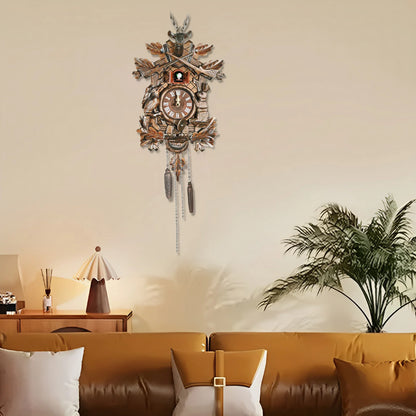 Wooden Cuckoo Wall Clock