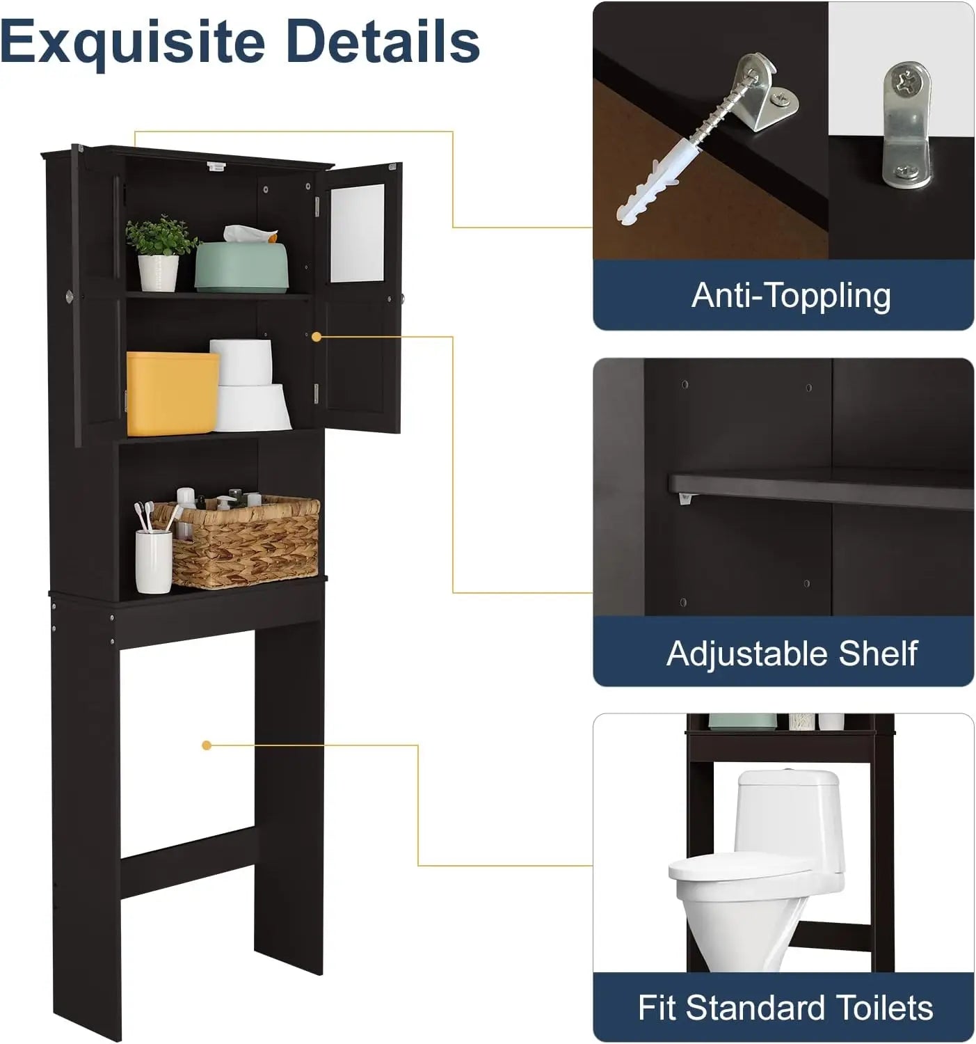 Over The Toilet Storage Cabinet