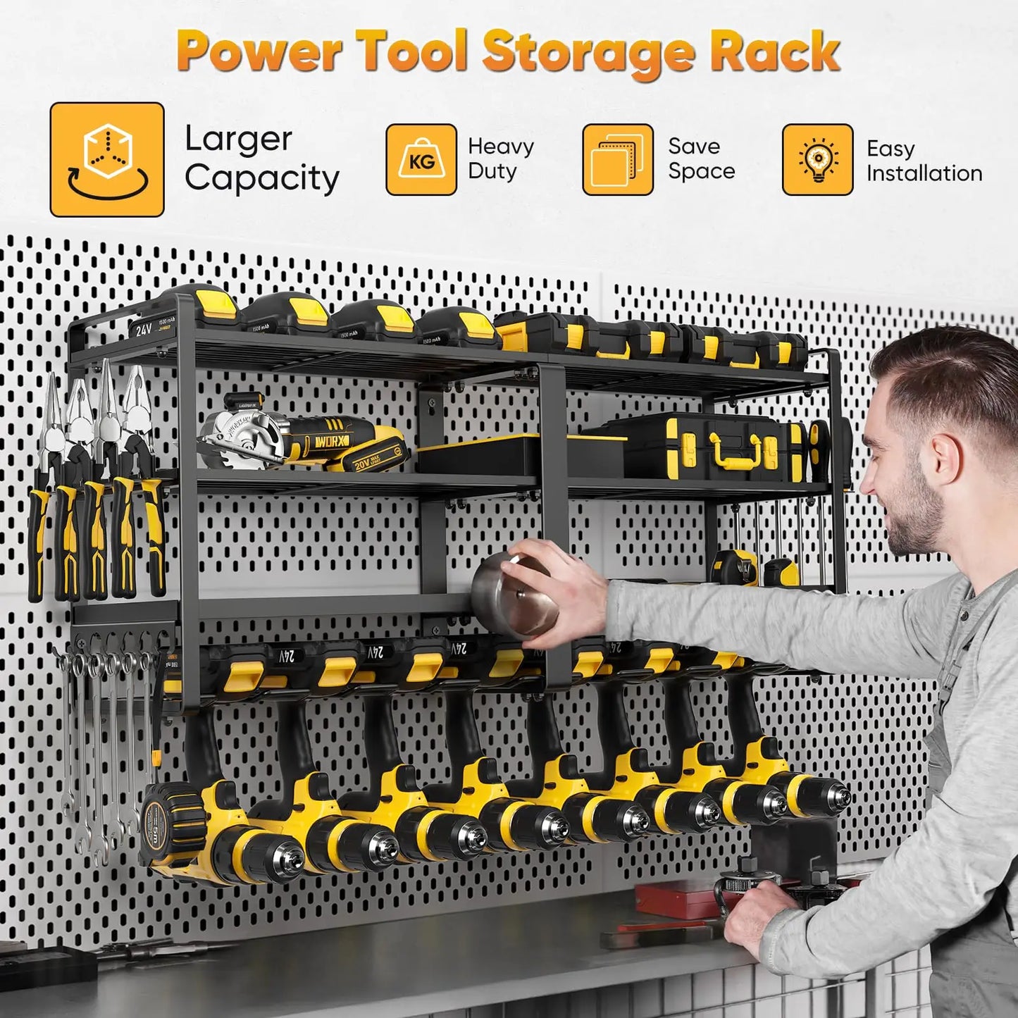 Power Tool Organizer Suitable Utility Racks