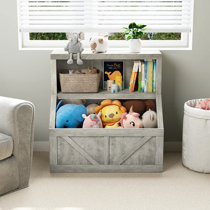 Wooden Toy Storage Organizer