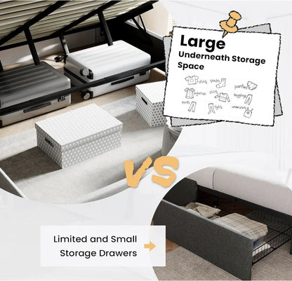 King Size Lift Up Storage Bed