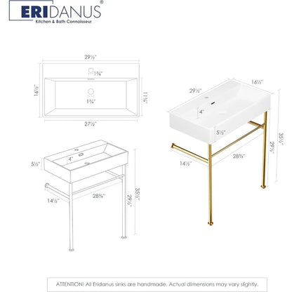 Console Bathroom Sink