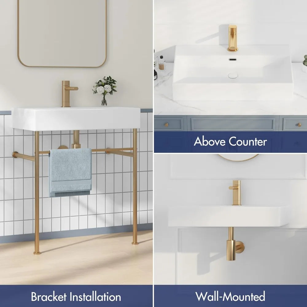 Console Bathroom Sink