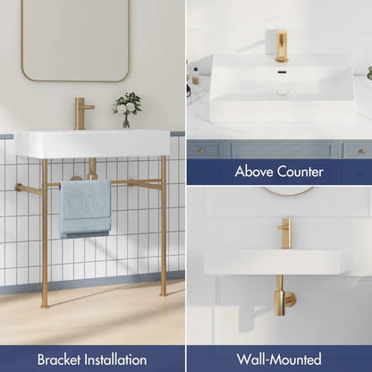 Console Bathroom Sink