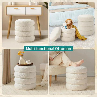 Modern Upholstered Vanity Stool