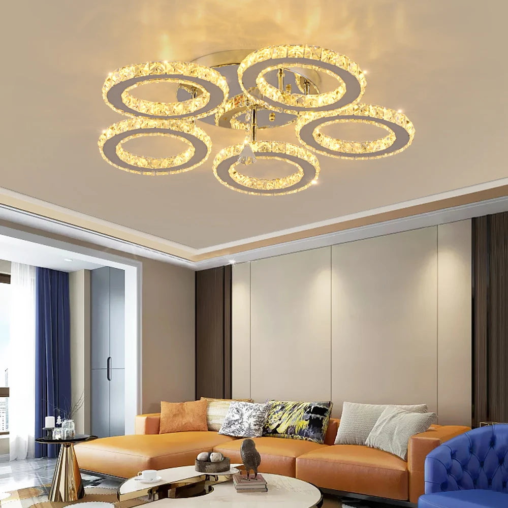 Modern Ceiling Crystal Chandelier