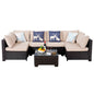 Outdoor Sectional Sofa PE Patio with