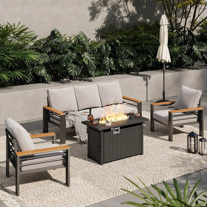Outdoor Sectional with Coffee Table