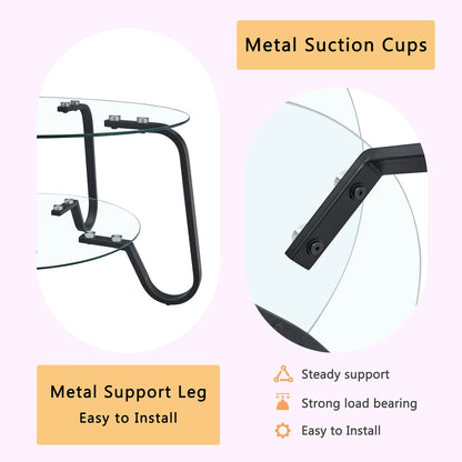 Tempered Round Glass Coffee