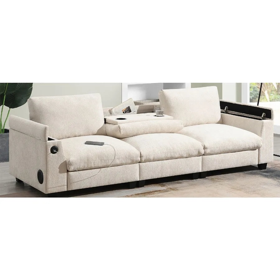 Chenille Sectional Sofa