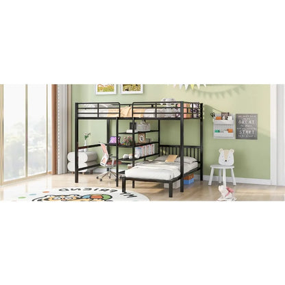 Full Over Twin Metal Bunk Bed