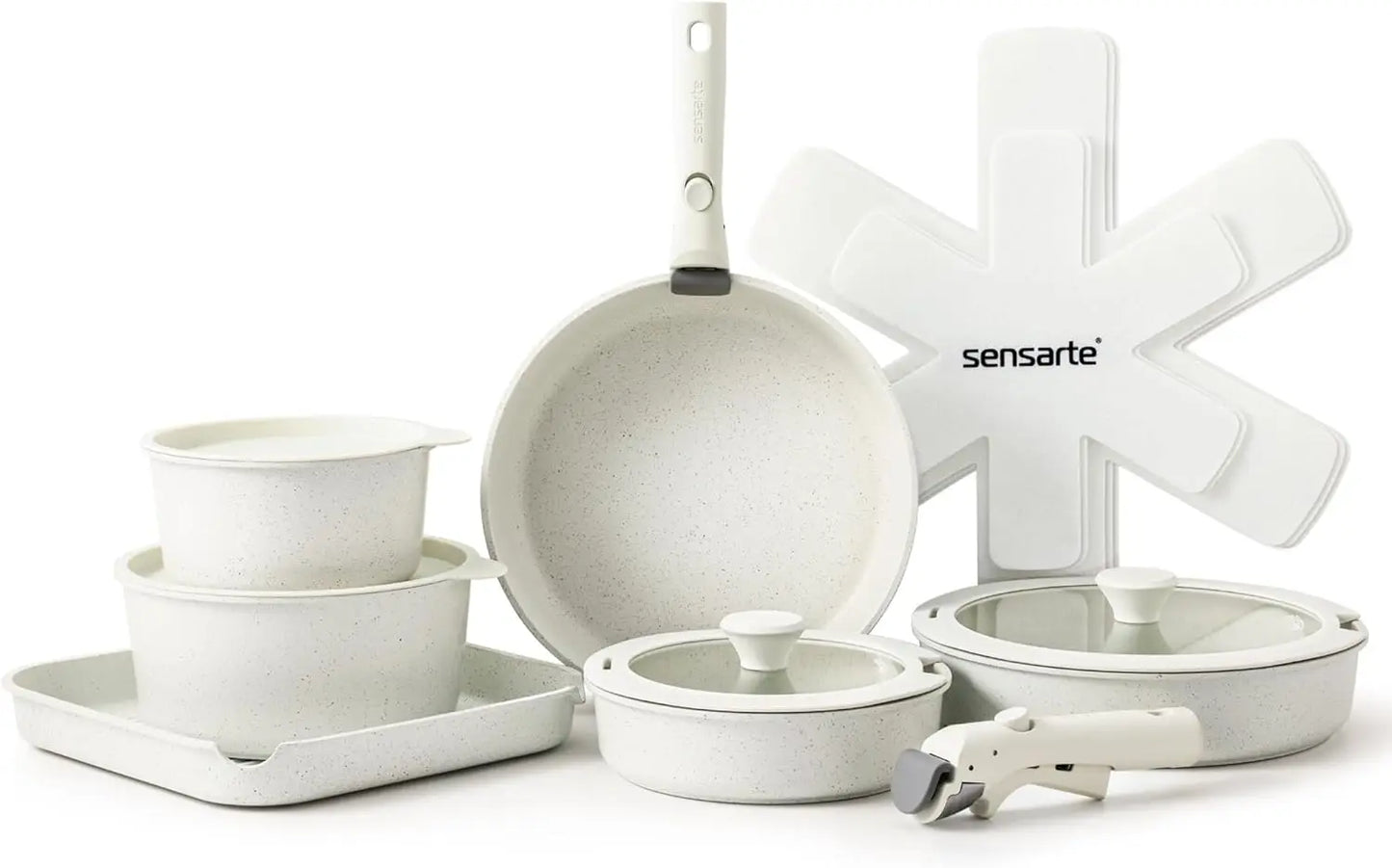 Ceramic Pots and Pans Set