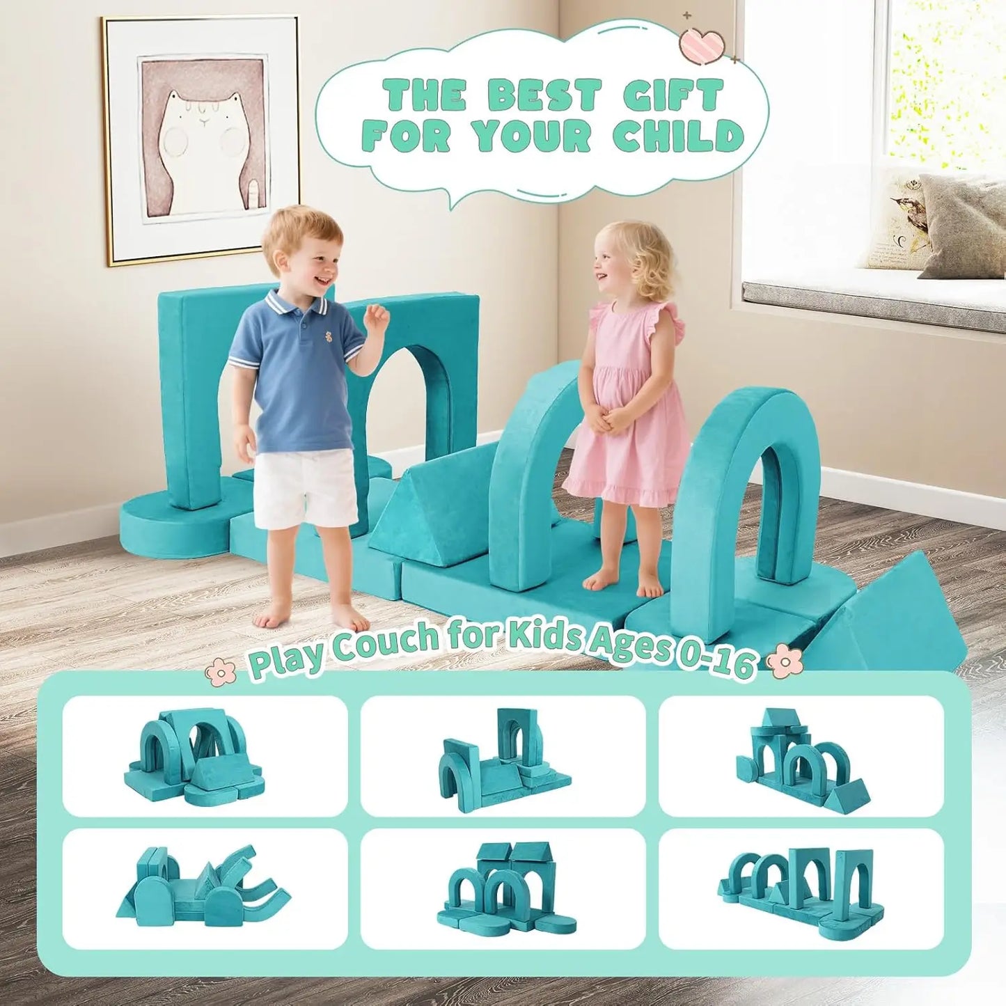 Modular Kids Play Couch