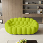 78'' Modern Curved Boneless Sofa Football-Shaped Lazy Floor Sofas