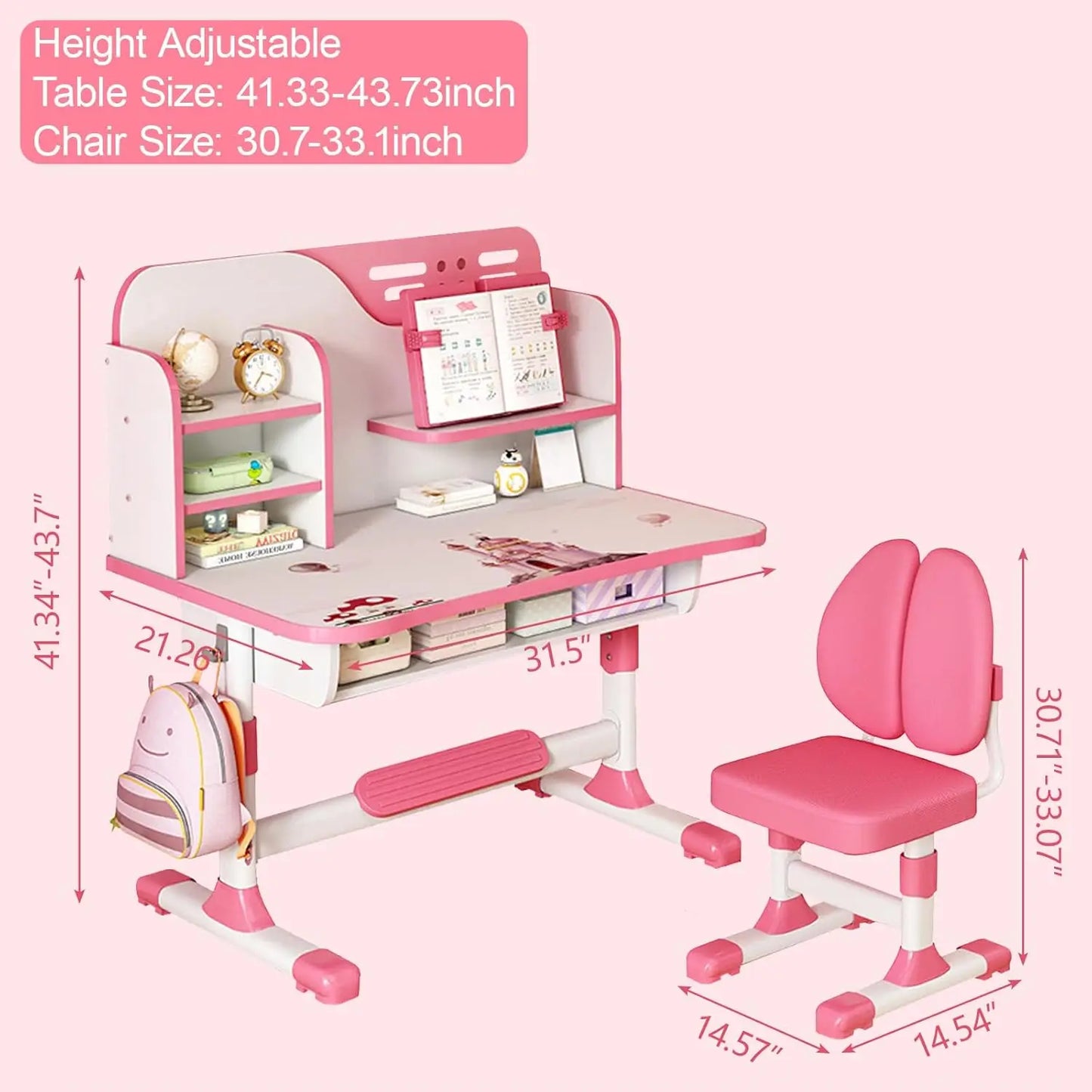Kids Desk and Chair Set