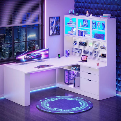 L Shaped Corner Gaming Desk