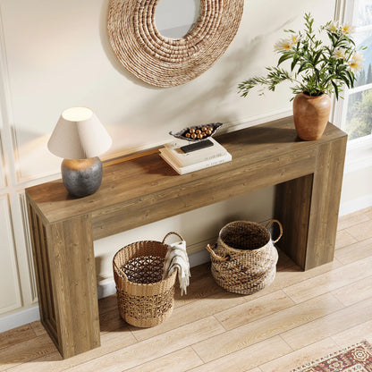 Farmhouse Narrow Sofa Table