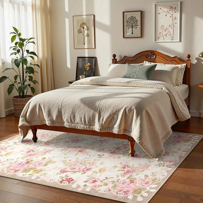 Low Pile Vintage Area Carpet