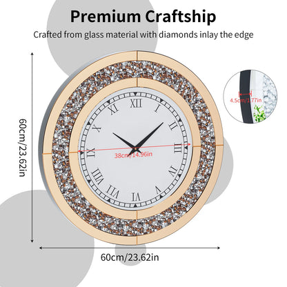 Mirror Wall Clock