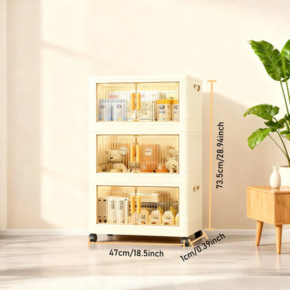 3/4/5-Tier Foldable Cabinet