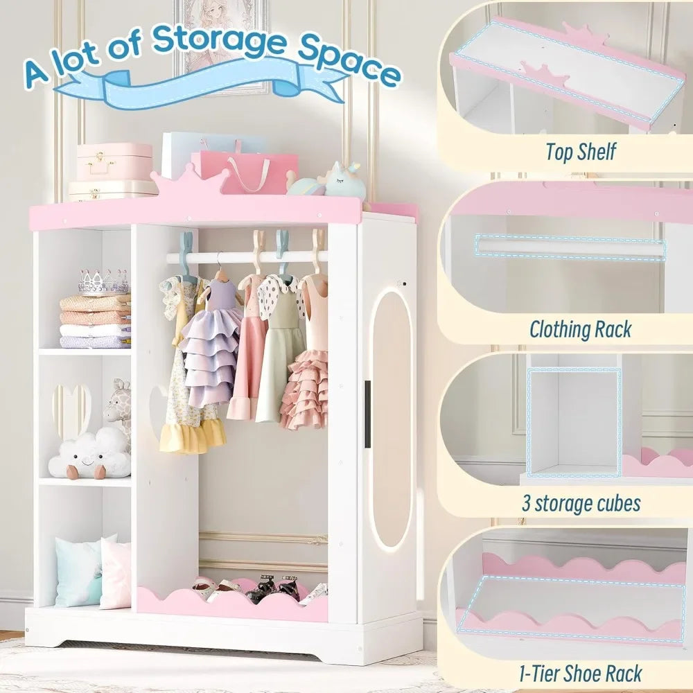 "Kids Closet with Jewelry Cabinet