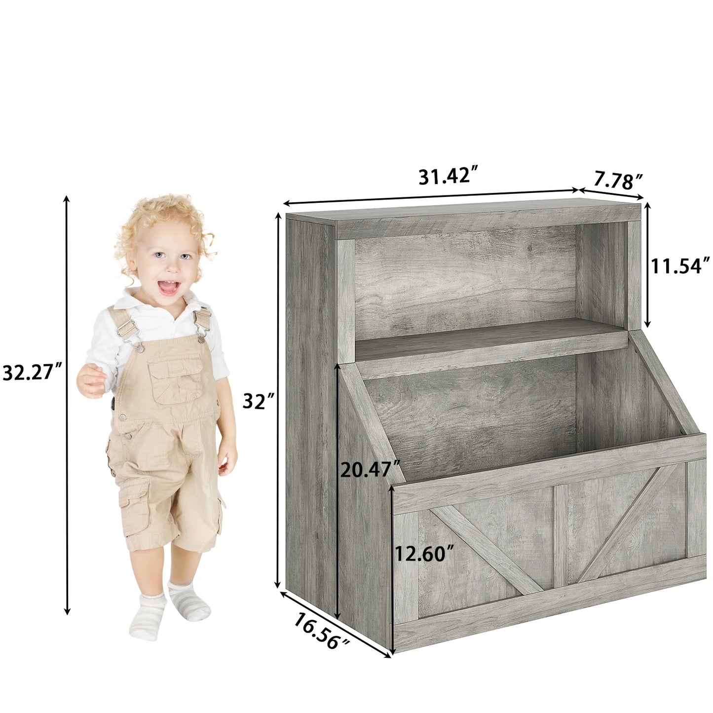 Wooden Toy Storage Organizer