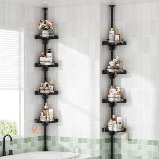 Rotating Corner Shower Caddy Organizer
