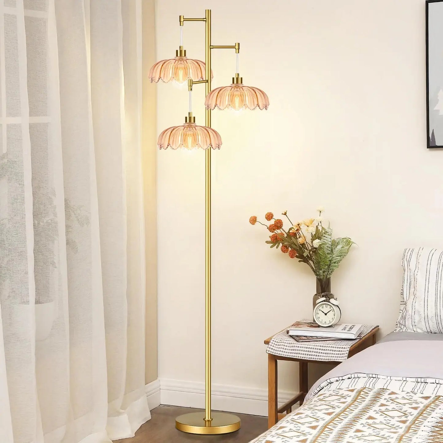 Gold Modern Floor Lamp