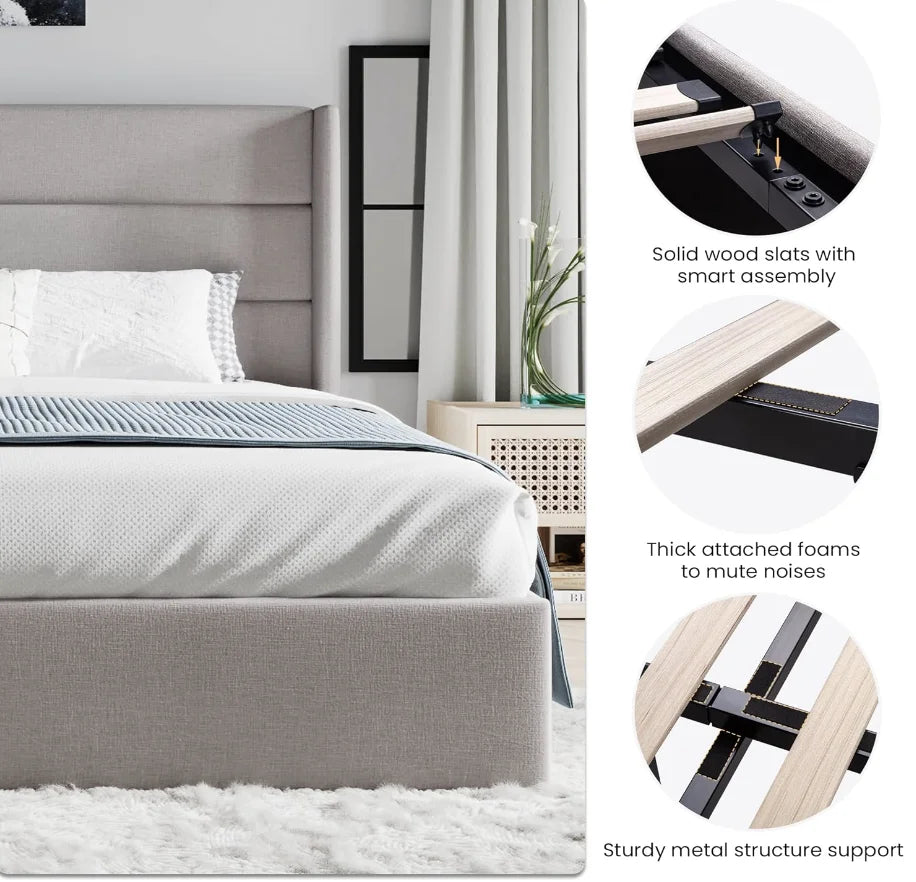 King Size Lift Up Storage Bed