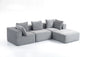 Sectional boneless Couch withModern Sofa with  Upholstered Couches for Room