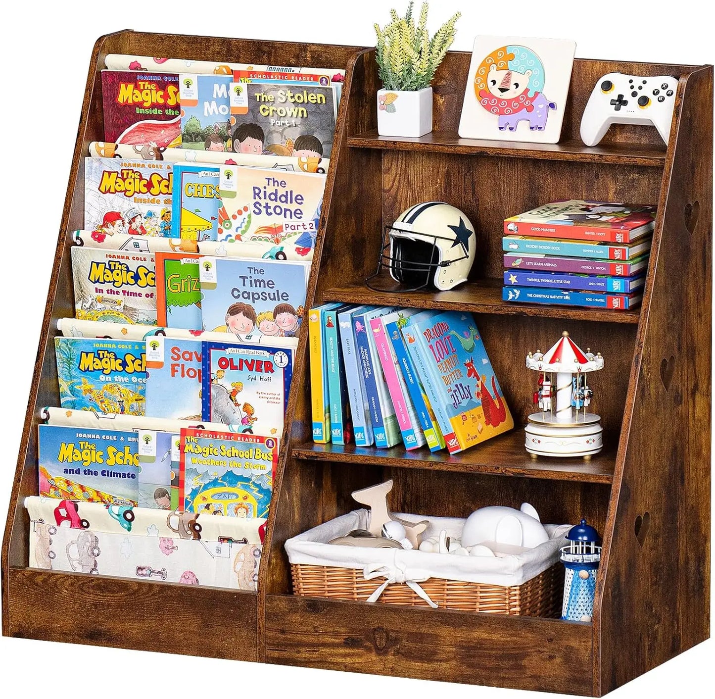 4-Tier Kids Bookshelf