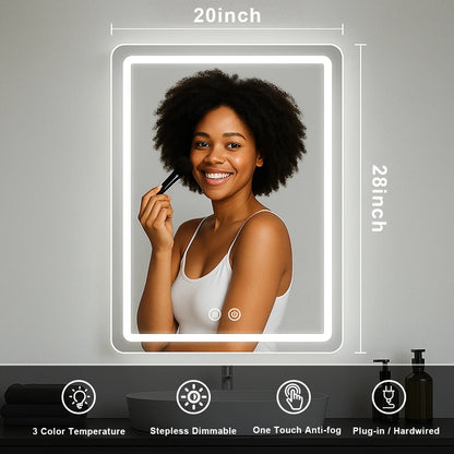 Vanity Mirrors with Backlit Lights