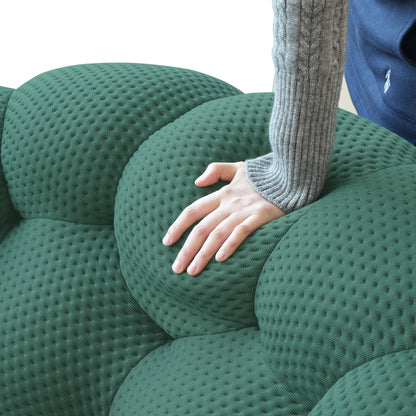 78'' Modern Curved Boneless Sofa Football-Shaped Lazy Floor Sofas