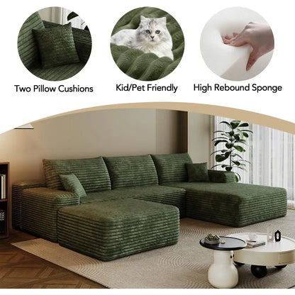 Boneless Sectional Couch