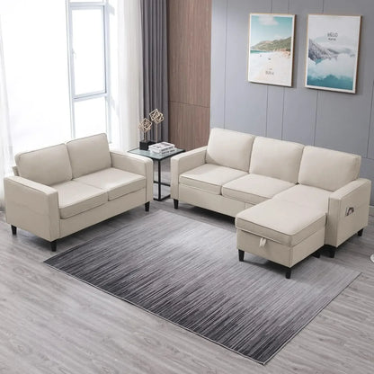 3-Seat Sofa and Loveseat Sets