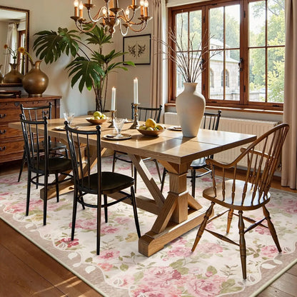 Low Pile Vintage Area Carpet