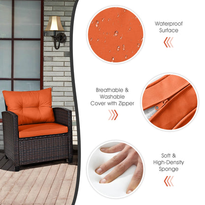 Patio Rattan Furniture Set