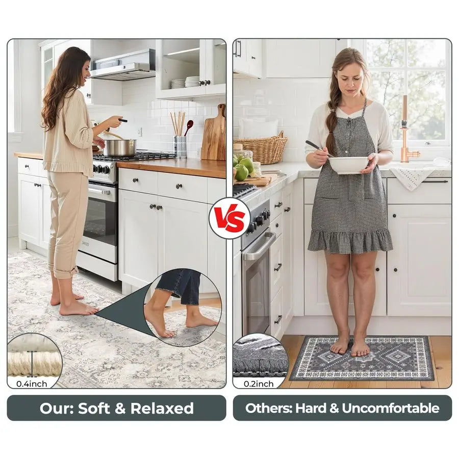 Faux Wool Kitchen Mats