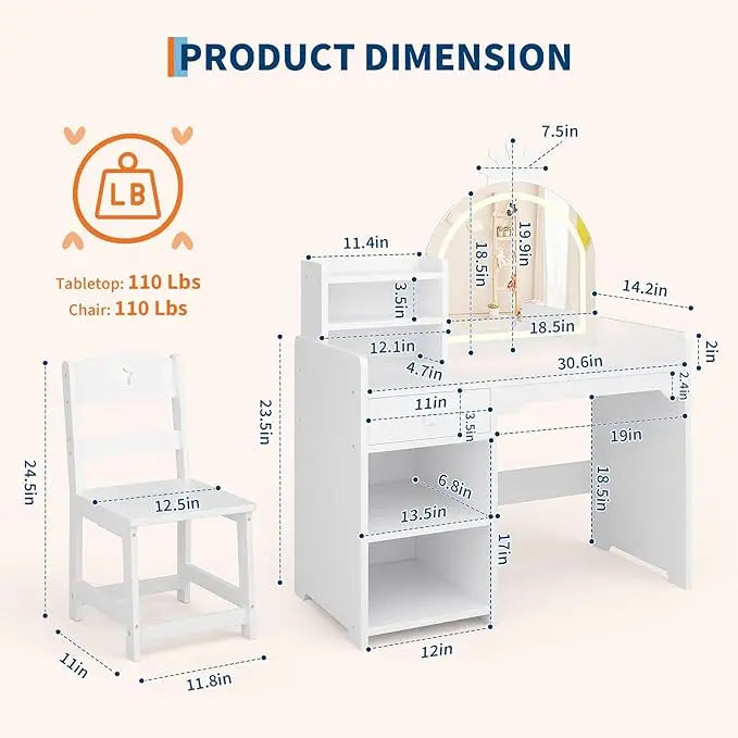 Princess Makeup Vanity