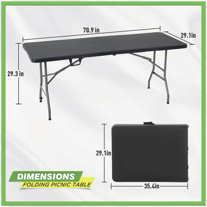 6 FT Folding Dining Table