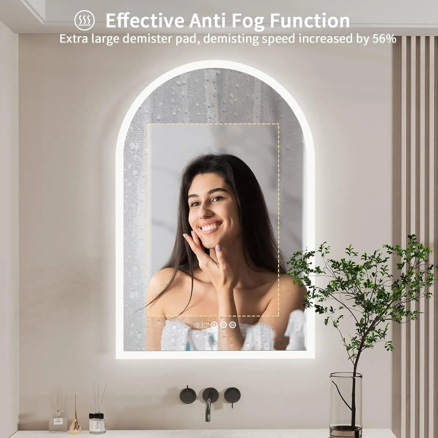 Backlit Smart LED Bathroom Mirror