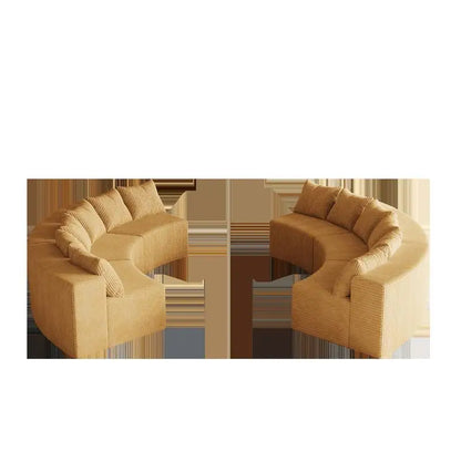 Curved Modular Sectional Foam Sofa