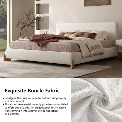 QueenSize Boucle Bed Frame