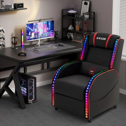 LED Gaming Massage Recliner