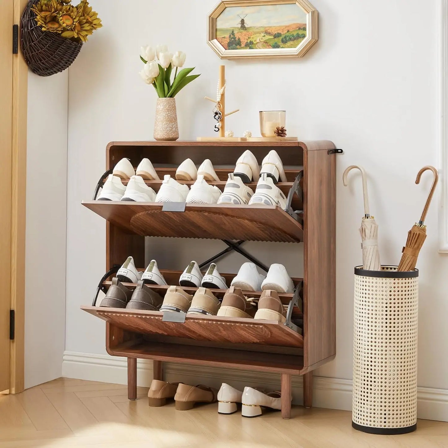 Modern Shoe Storage Cabinet