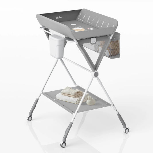 Portable Height Diaper Care Station