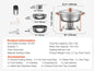 Round Catering Warmer Server