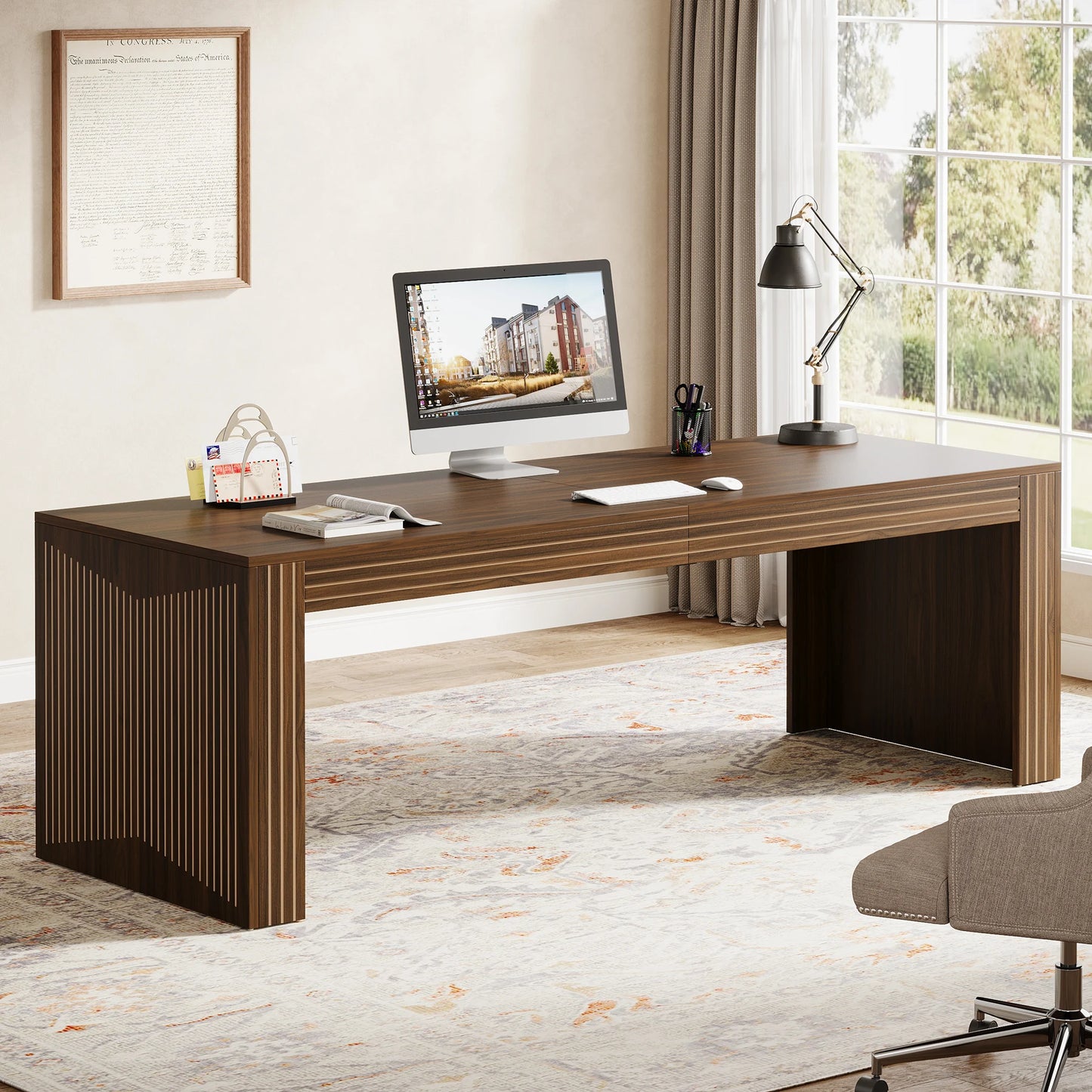 Two Person Double Desk