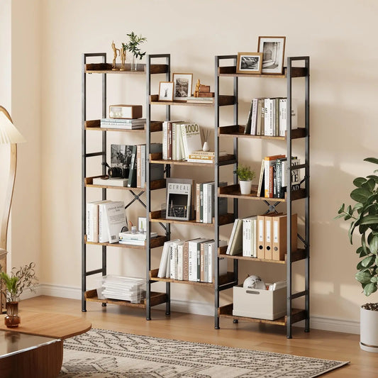 Triple 5 Tier Bookshelf