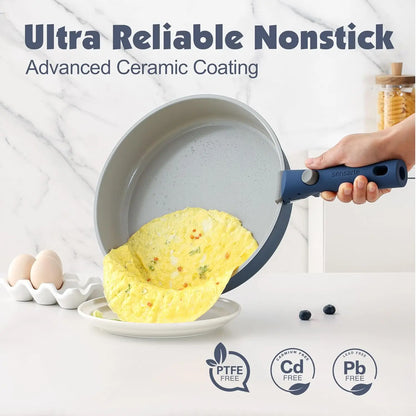 Ceramic Pots and Pans Set